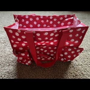 Thirty-One Zip-Top Organizing Utility Tote in Red
